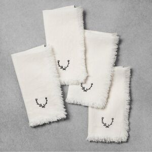 Hearth & Hand Magnolia 4pc Deer Antler Napkin Set